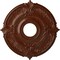 Ekena Millwork Attica Ceiling Medallion (Fits Canopies up to 5"), 18"OD x 4"ID x 5/8"P, Burnished Mahogany Crackle CM18ATBMC - alternate 1